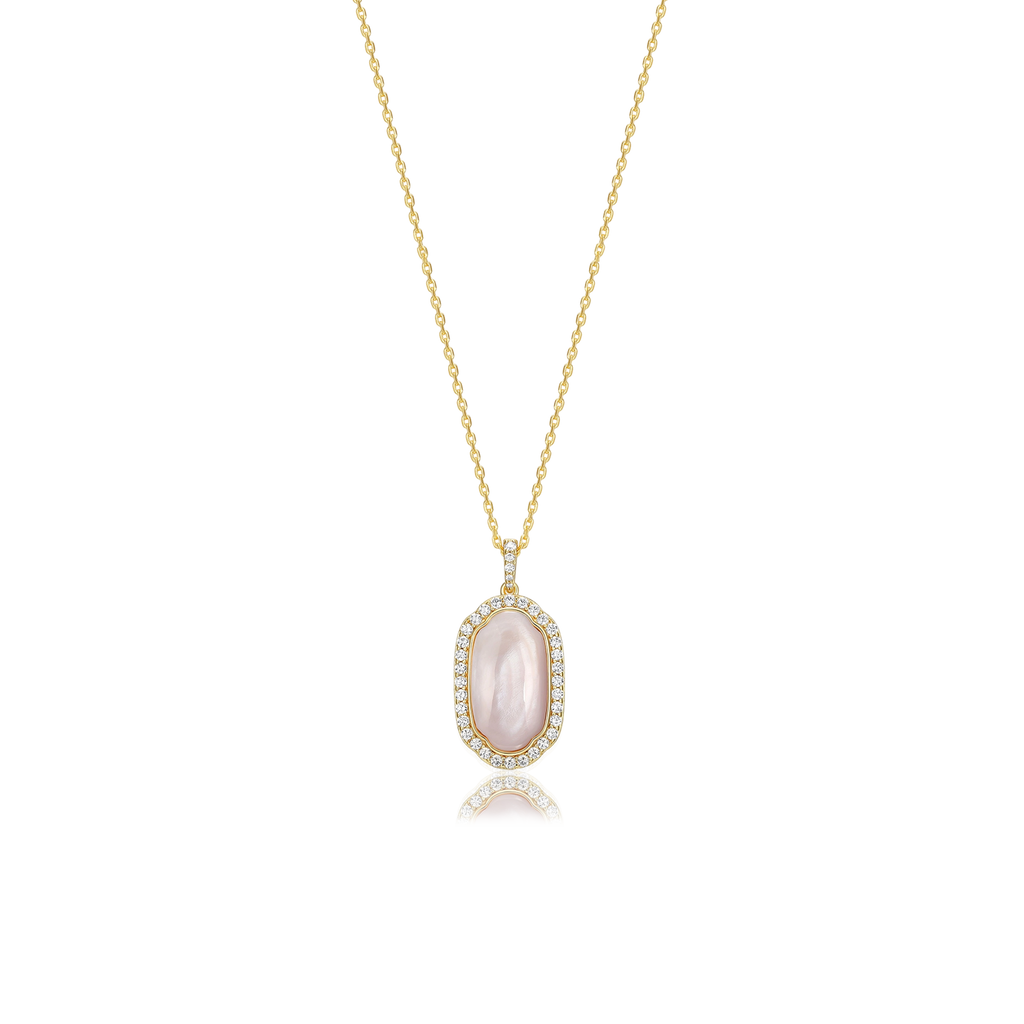 18K Gold Plated Pearl Glow Secret Locket SN012