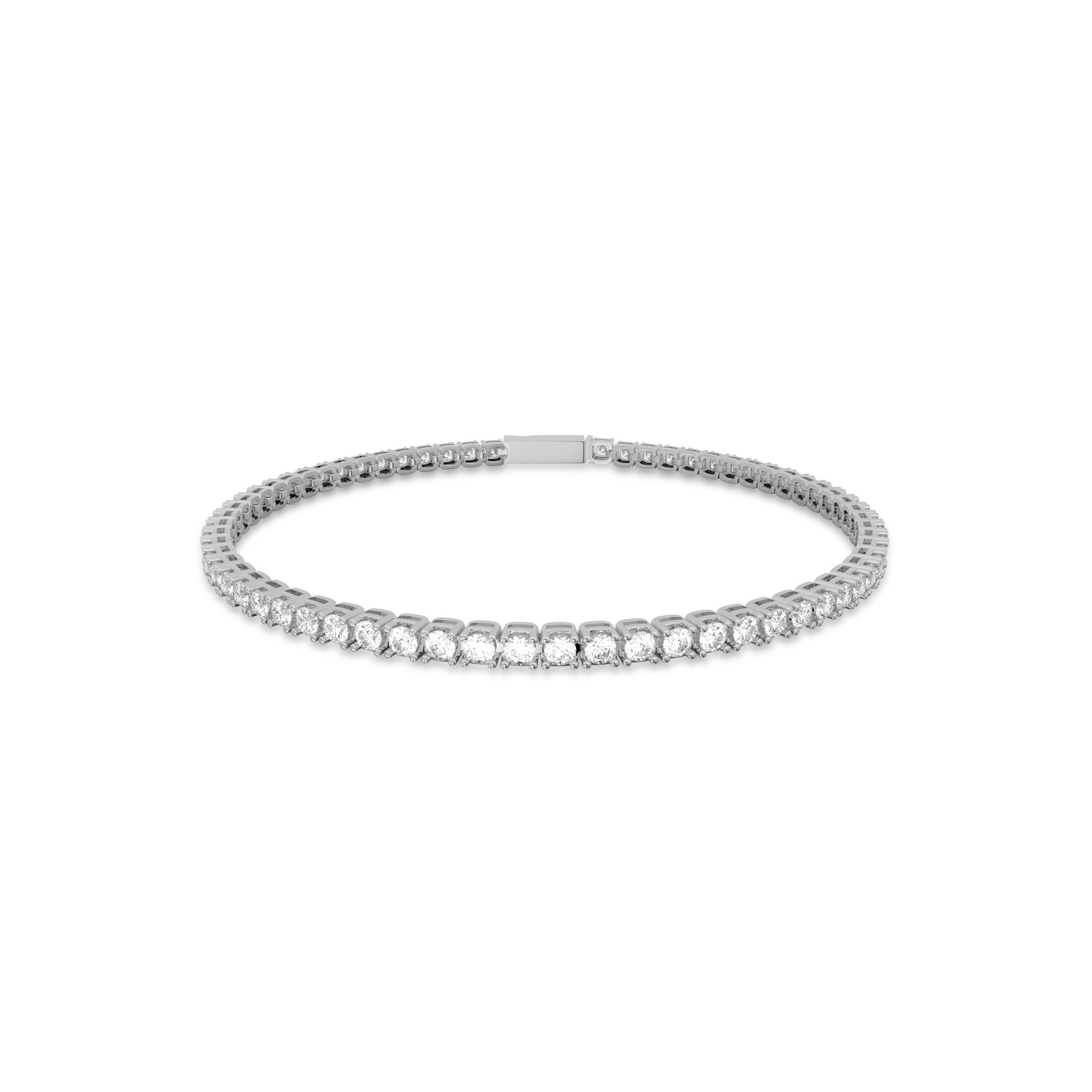 18K White Gold Nova Tennis Bracelet in 3CT LGDB001