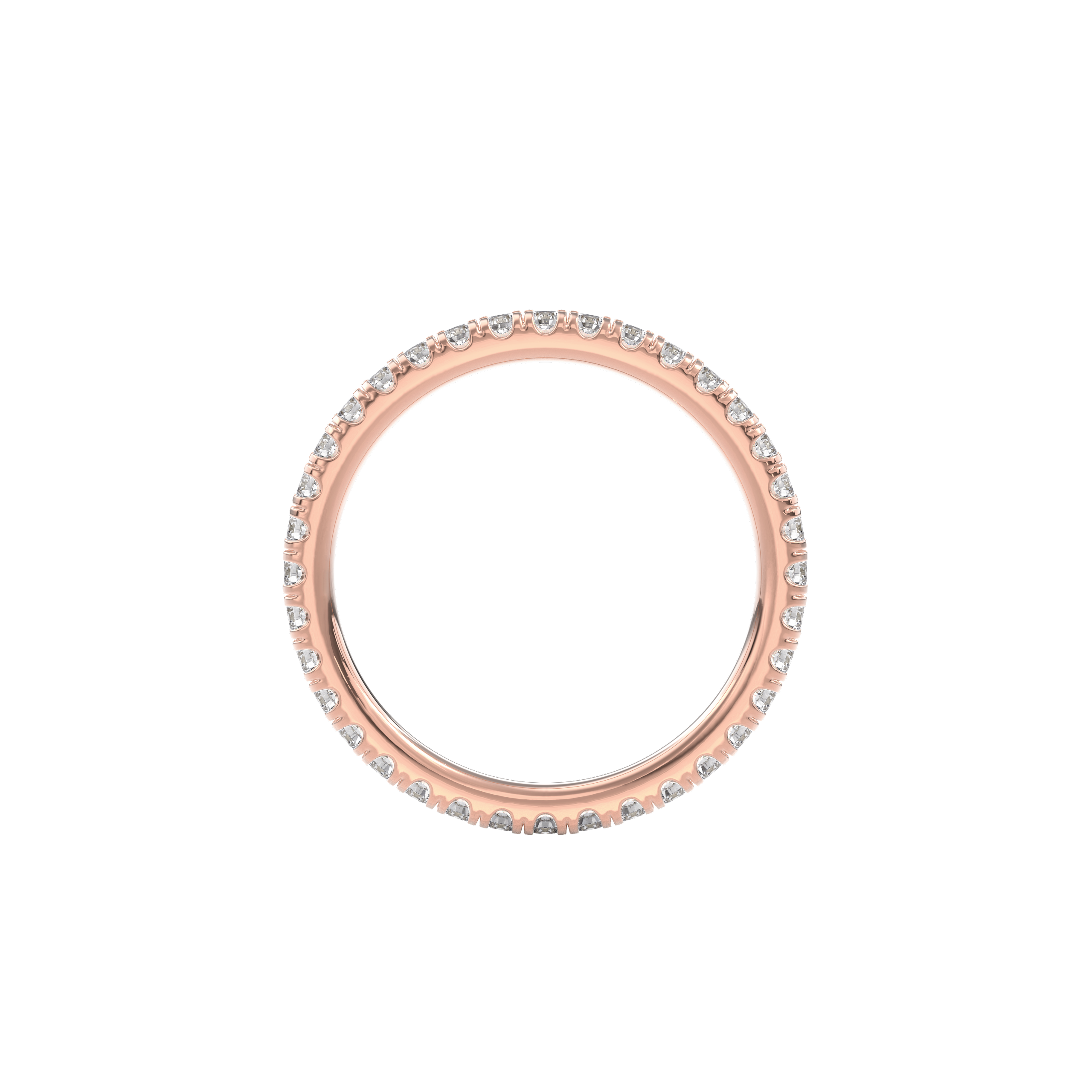 Wedding Bands Enternity Band 1.8mm•Rose Gold