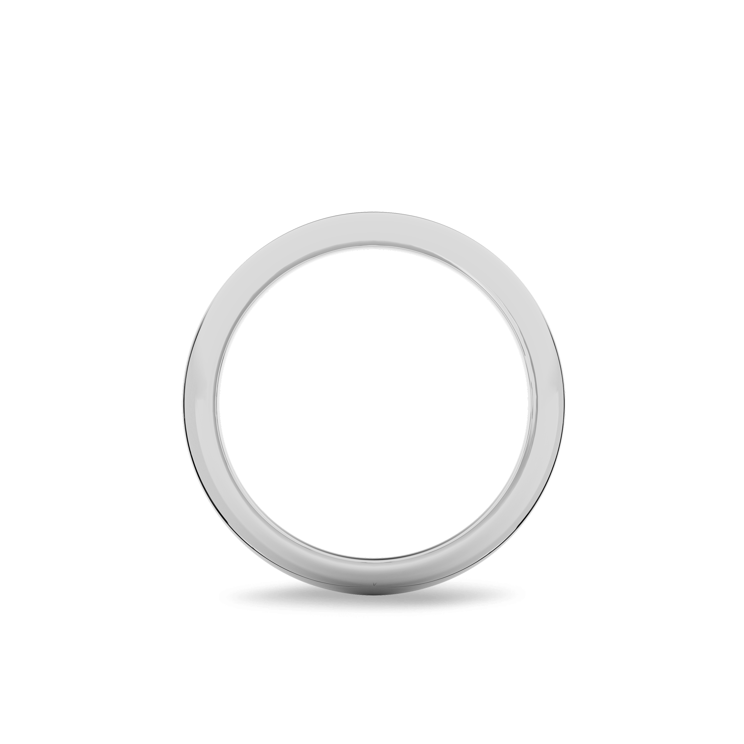 14KWhite Gold Classic Wedding band