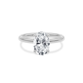 Dia Solitaire Engagement Ring Oval•White Gold
