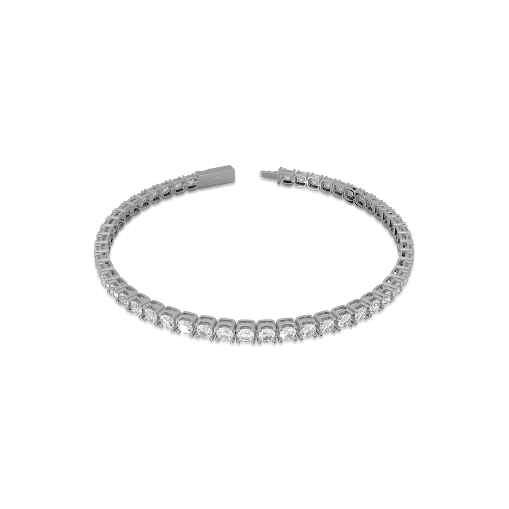 18K White Gold Nova Tennis Bracelet in 5CT LGDB001