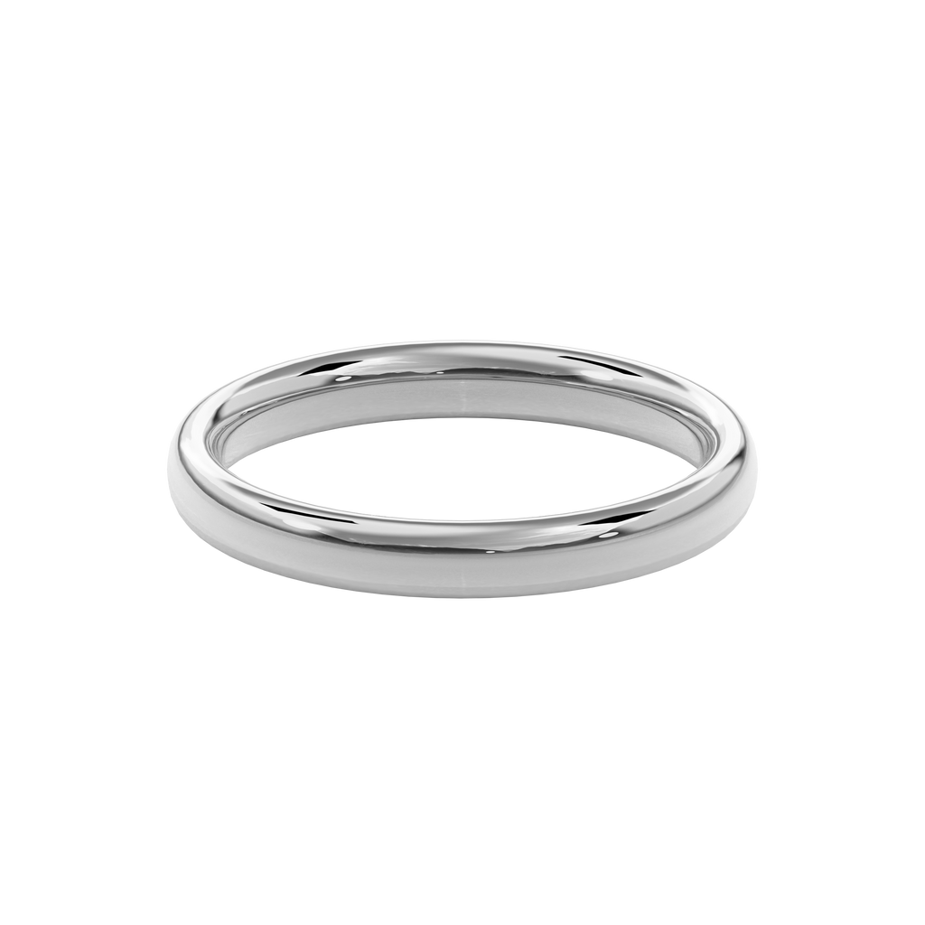 Wedding Bands Round Band 3.3mm•White Gold