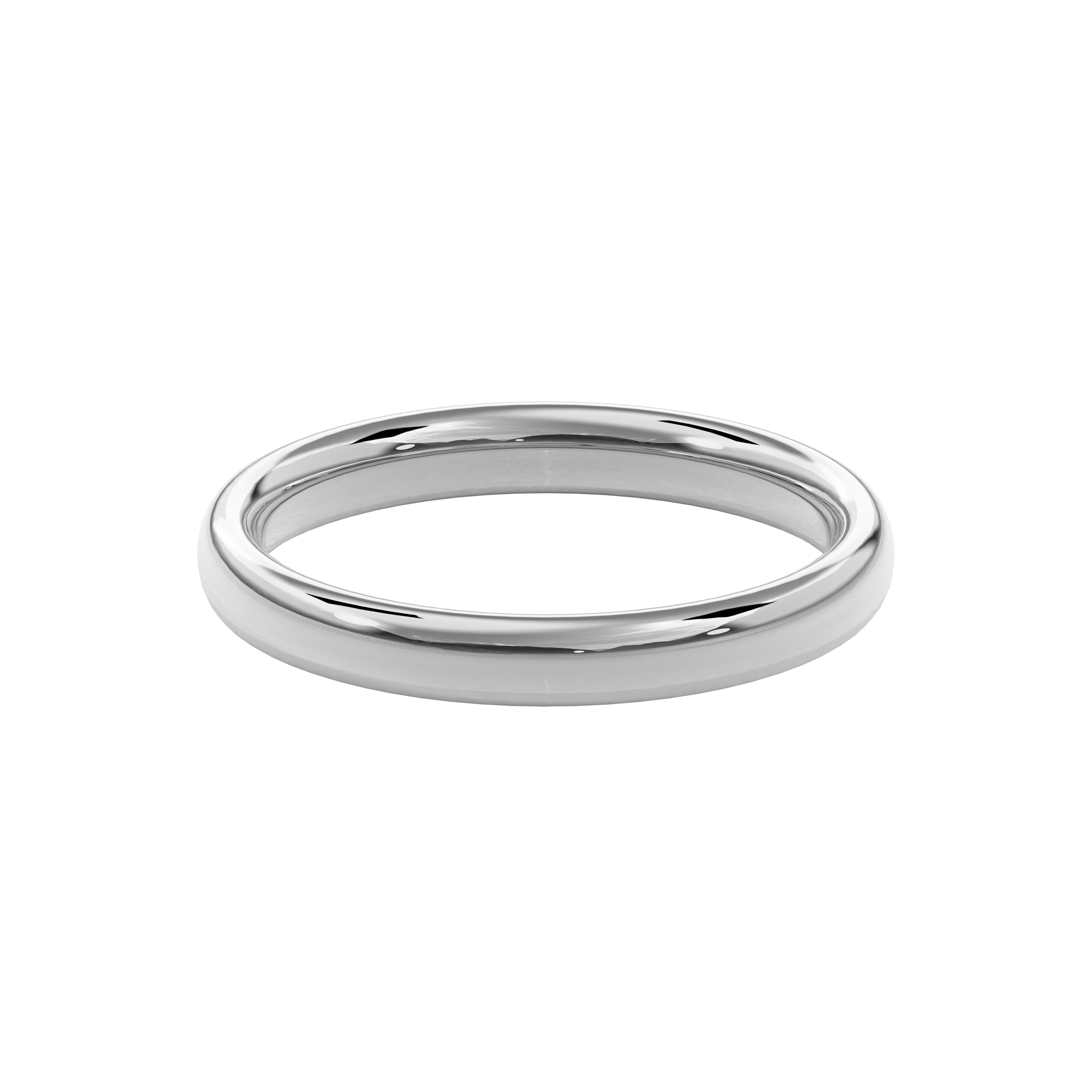 Wedding Bands Round Band 3.3mm•White Gold