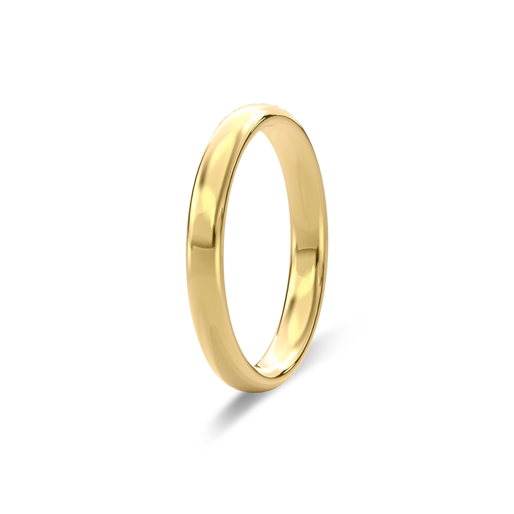 Wedding Bands Round Band 3.3mm•Yellow Gold