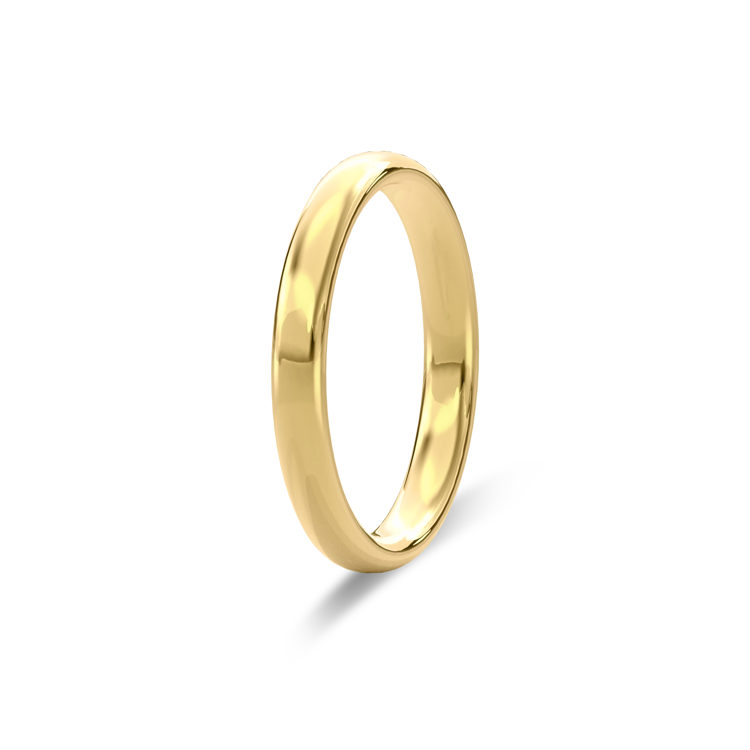 Wedding Bands Round Band 3.3mm•Yellow Gold