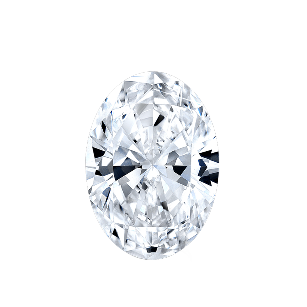 Rhea Twisted Engagement Ring Oval•White Gold