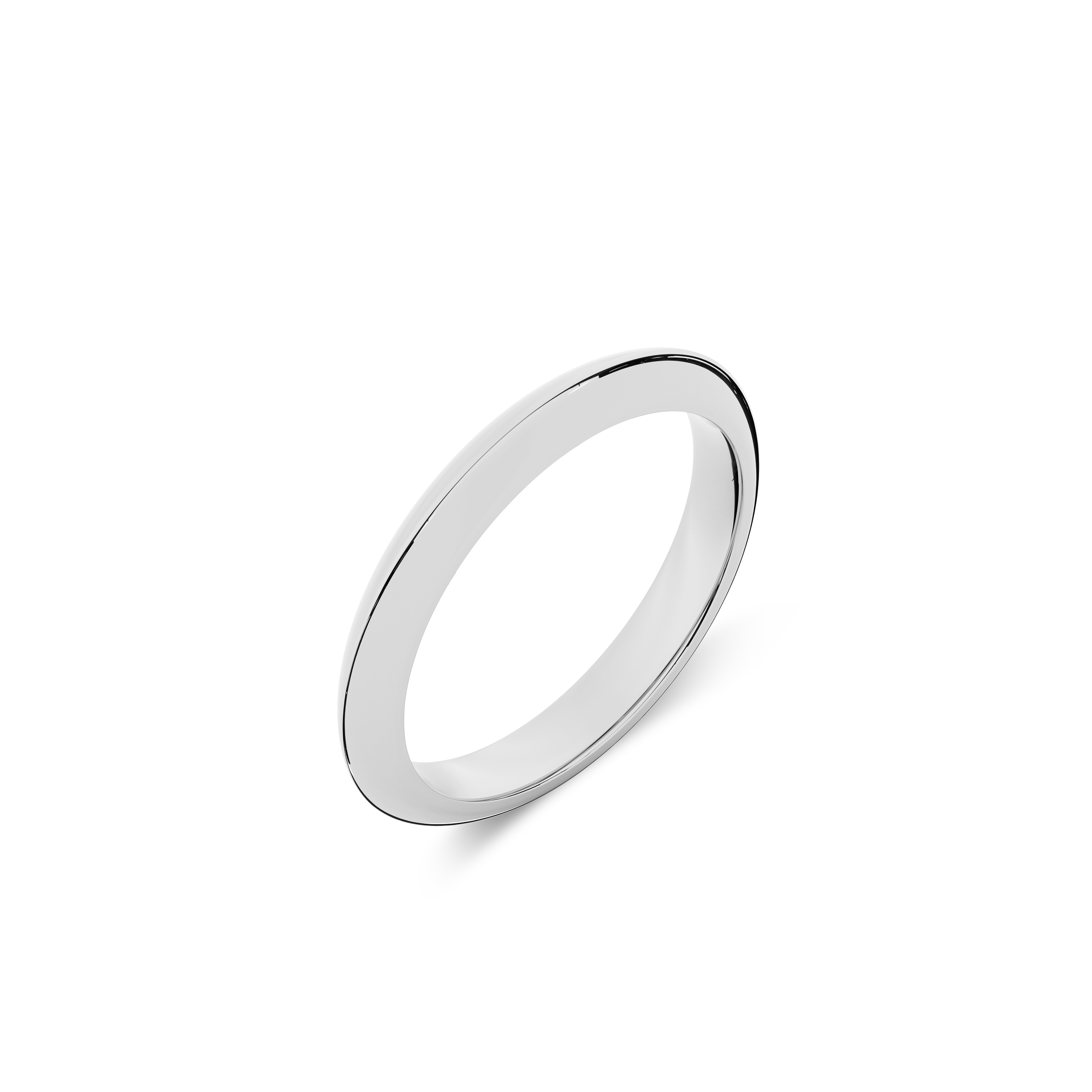 14KWhite Gold Classic Wedding band