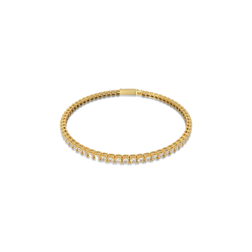 18K Yellow Gold Nova Tennis Bracelet in 3CT LGDB001