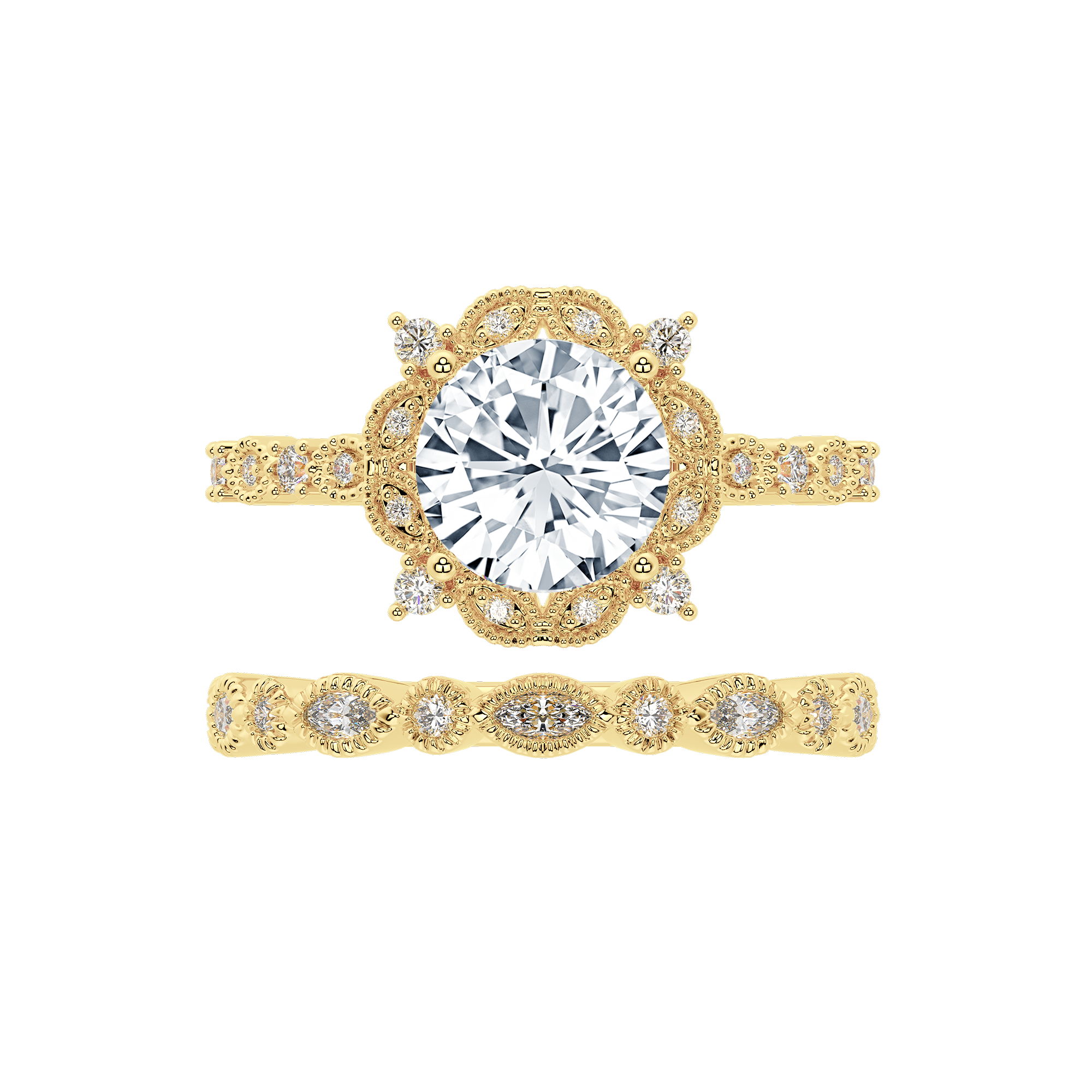Milgrain Ring