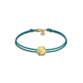Octagon Facet Minitials Facet Bead Bracelet SB004G