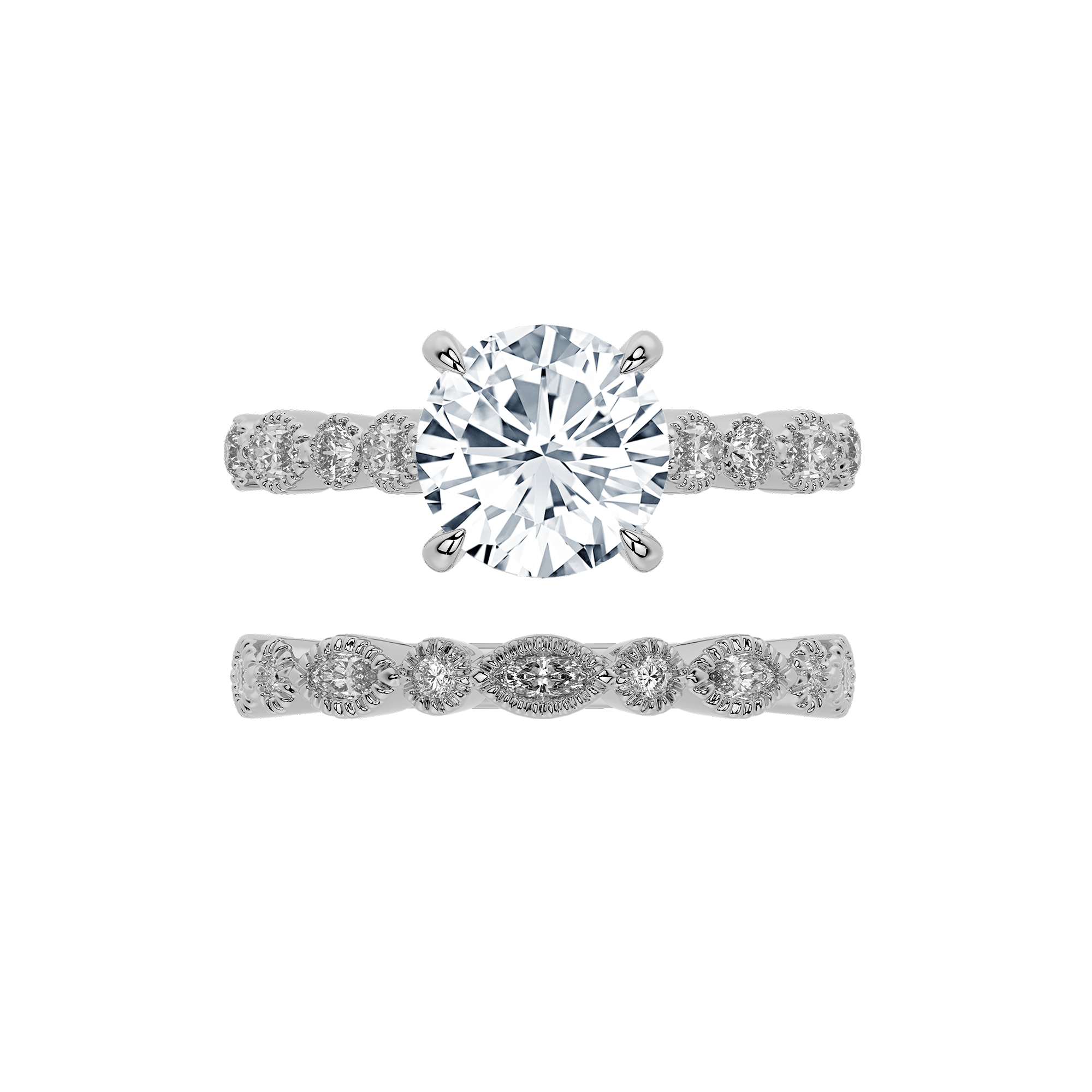 Milgrain Ring