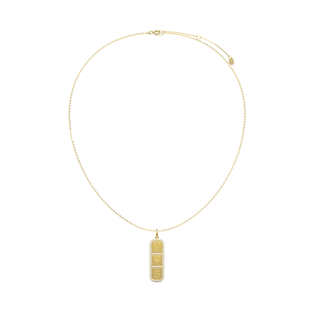 18k Gold Plated Elements Necklace SS25N003G