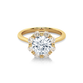 Bouquet Ring Round 18K Yellow Gold