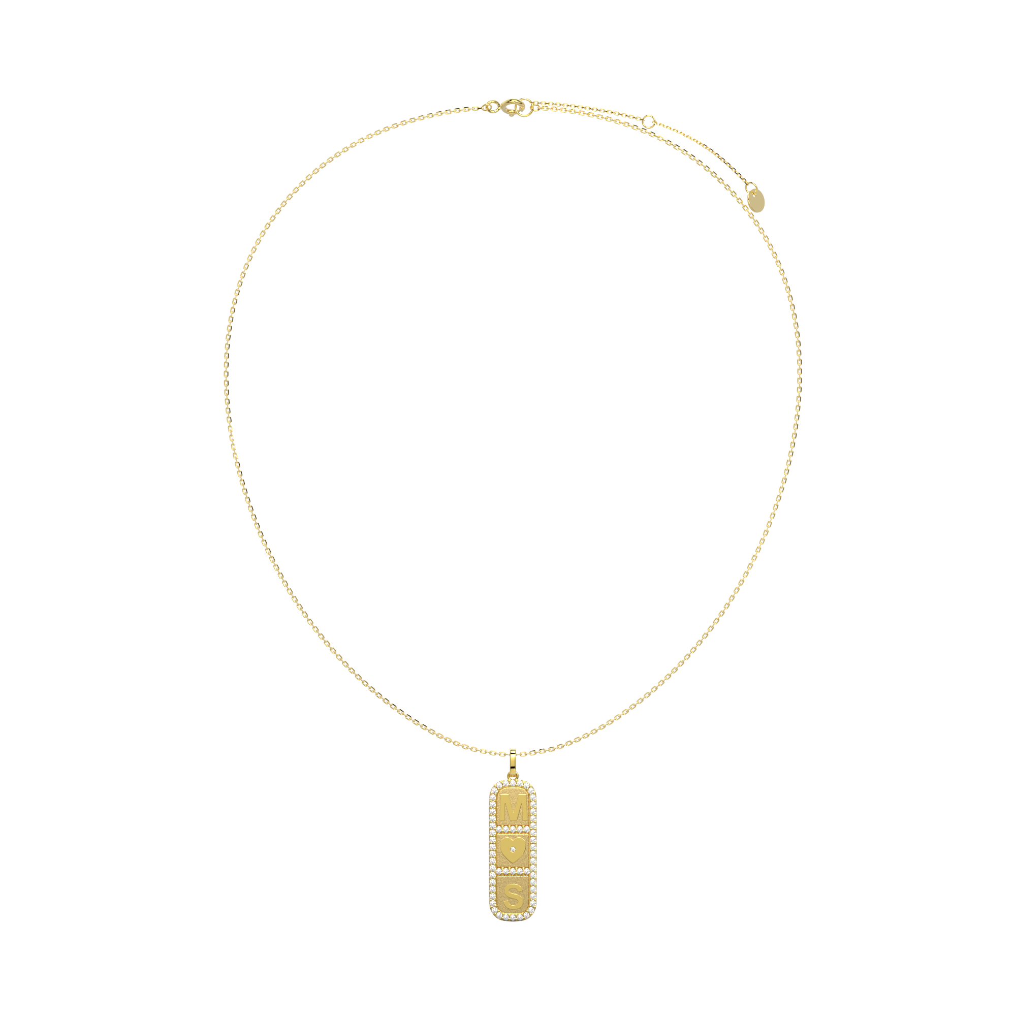18k Gold Plated Elements Necklace SS25N003G