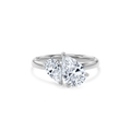Callisto Two Stones Engagement Ring Pear•White Gold