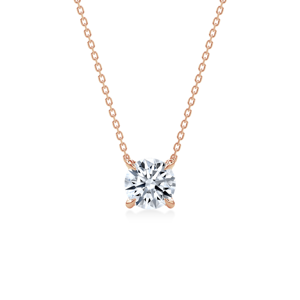 Renewable Diamond Necklace in Rose Gold