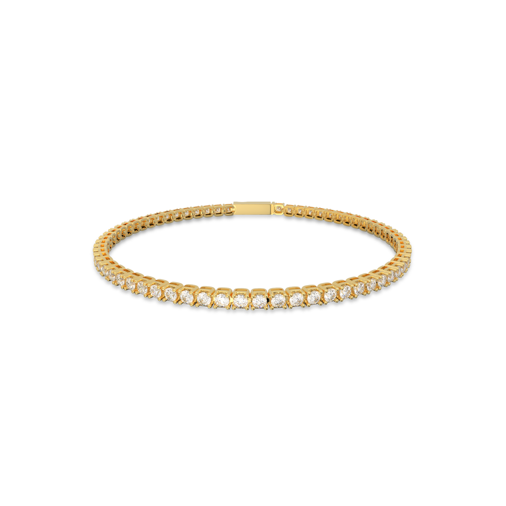 18K Yellow Gold Nova Tennis Bracelet in 3CT LGDB001