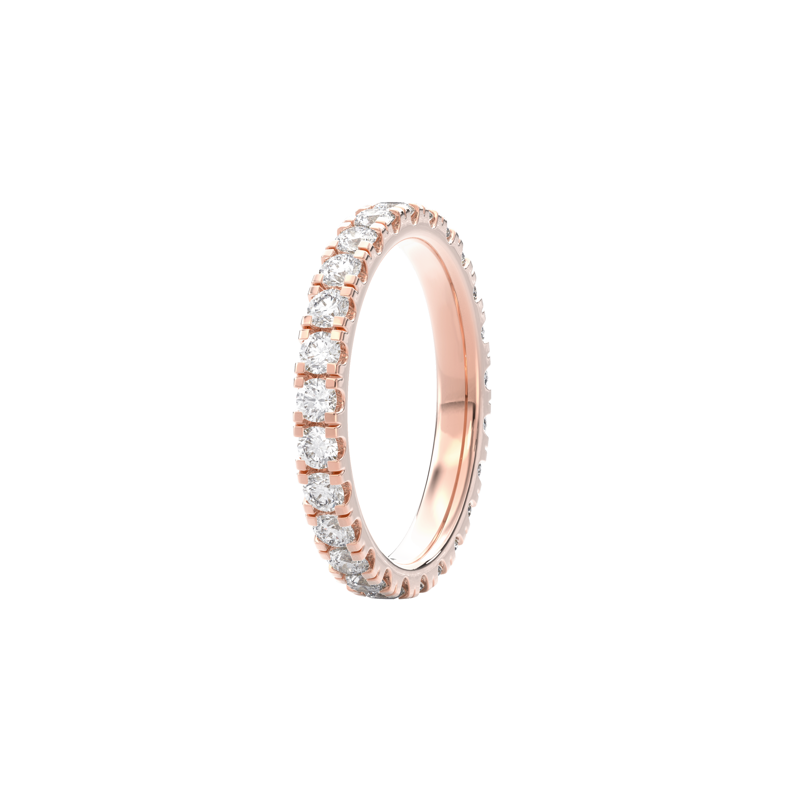 Wedding Bands Enternity Band 2.8mm•Rose Gold