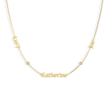 Linked by Love – Name Necklace with Emotional Spark SN014G
