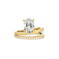 Vow Meteor Oval Ring  in 14k Gold