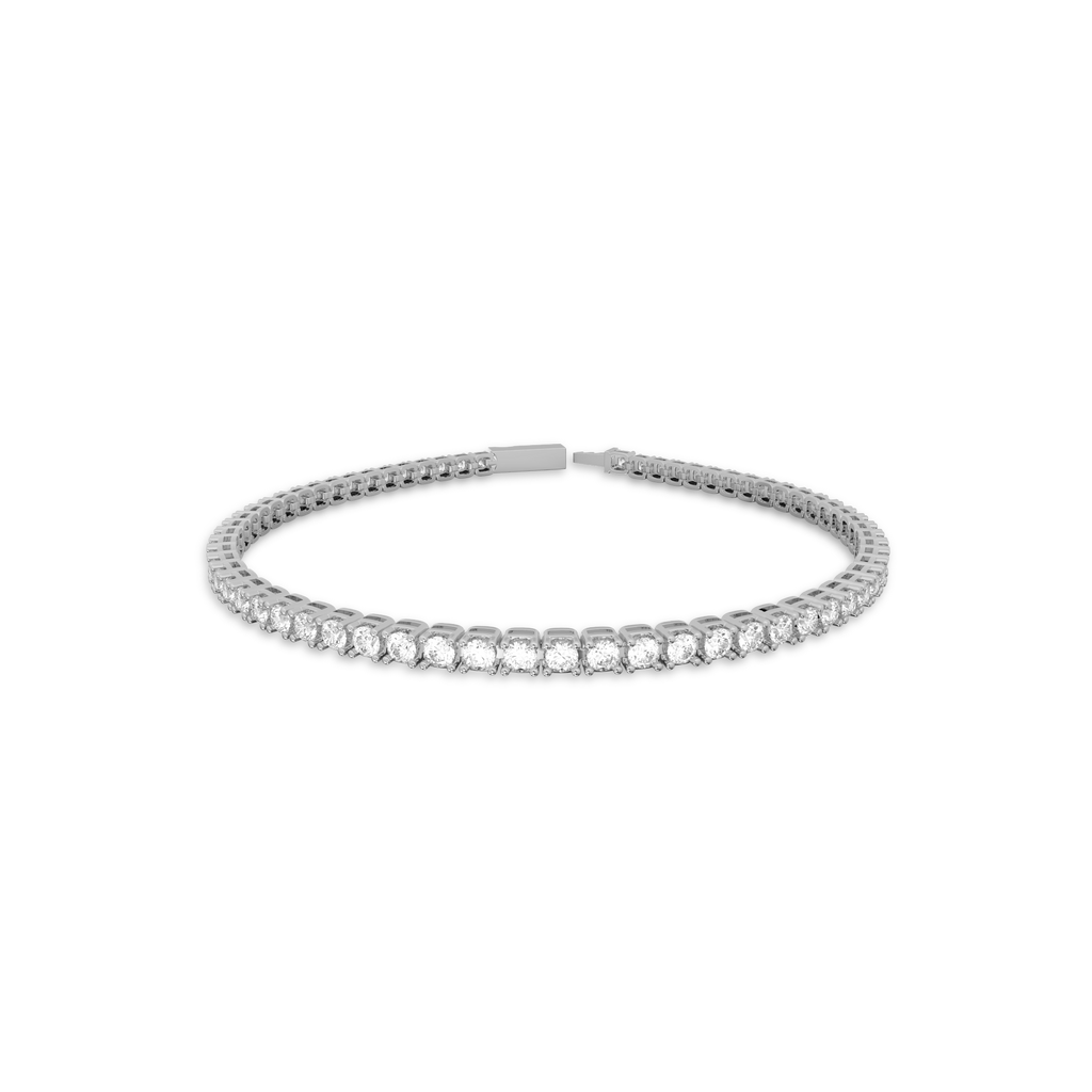 18K White Gold Nova Tennis Bracelet in 3CT LGDB001