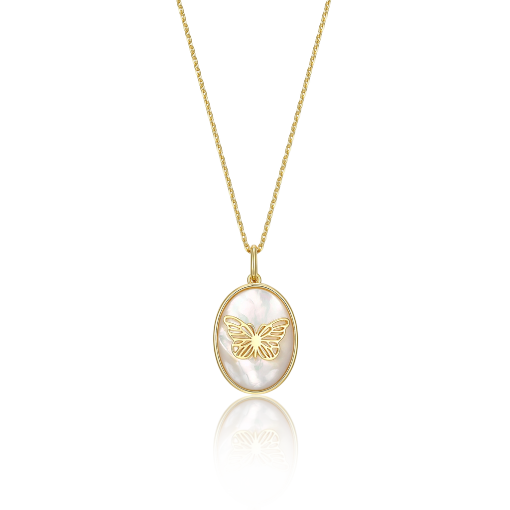 18K Gold Plated Papilio Whisper Locket SN007G
