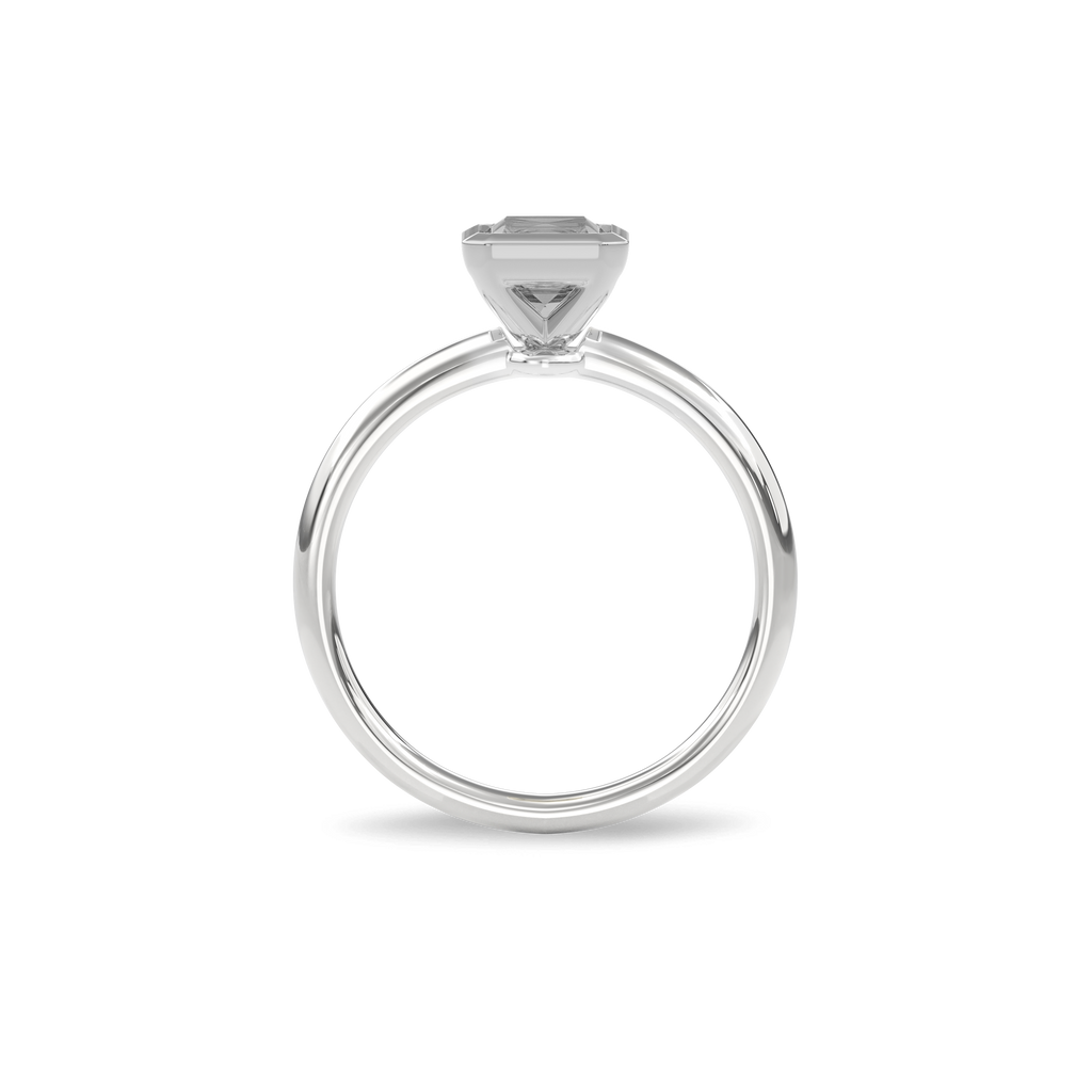Bezel Ring Radiant•White Gold