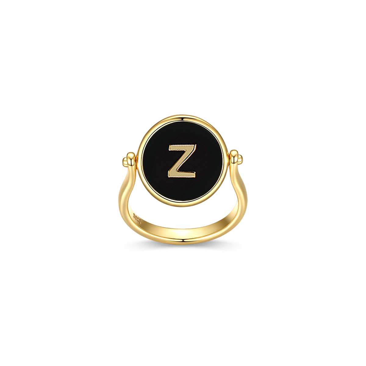 Twin Signet Ring & Pendant SR002G