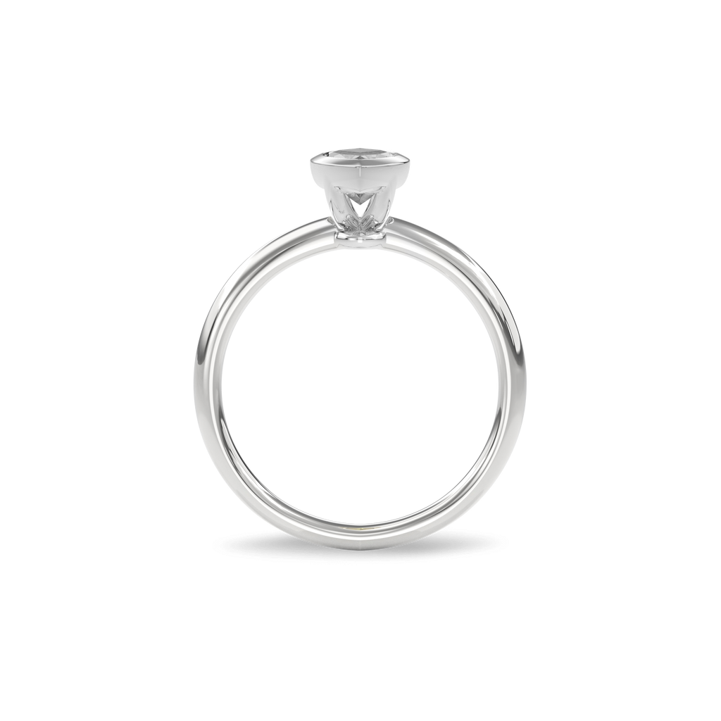 Bezel Ring Marquise•White Gold