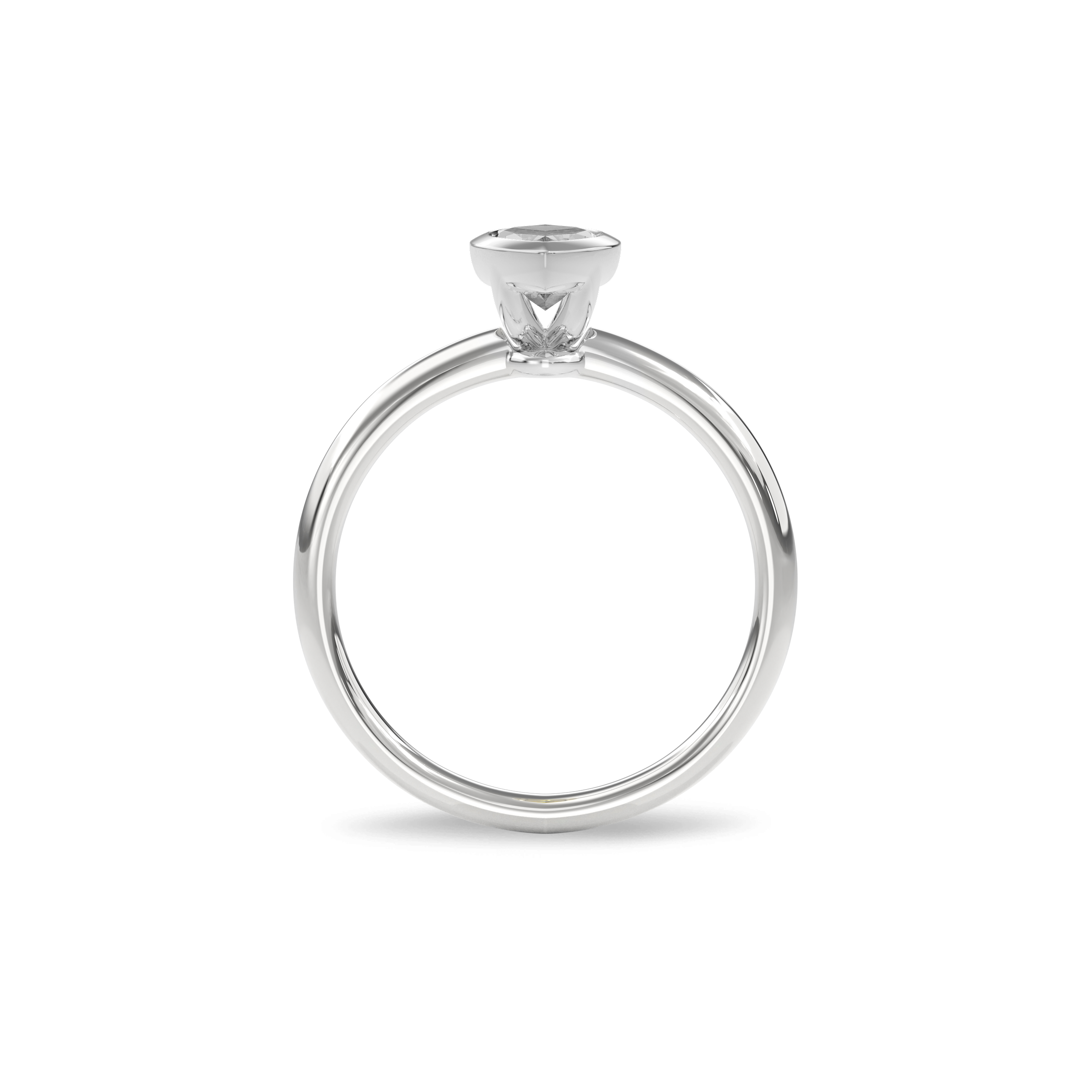 Bezel Ring Marquise•White Gold