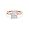 Dia Solitaire Engagement Ring Radiant•Rose Gold
