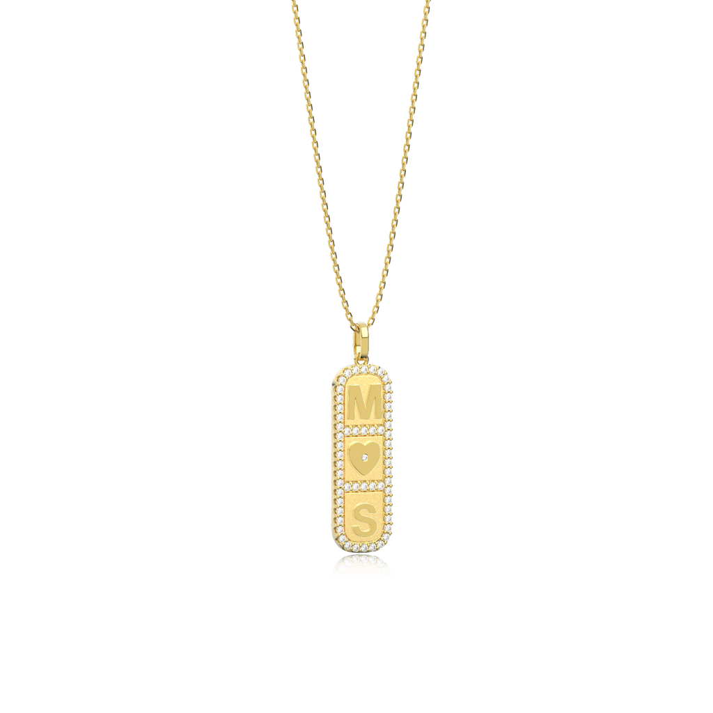 18k Gold Plated Elements Necklace SS25N003G