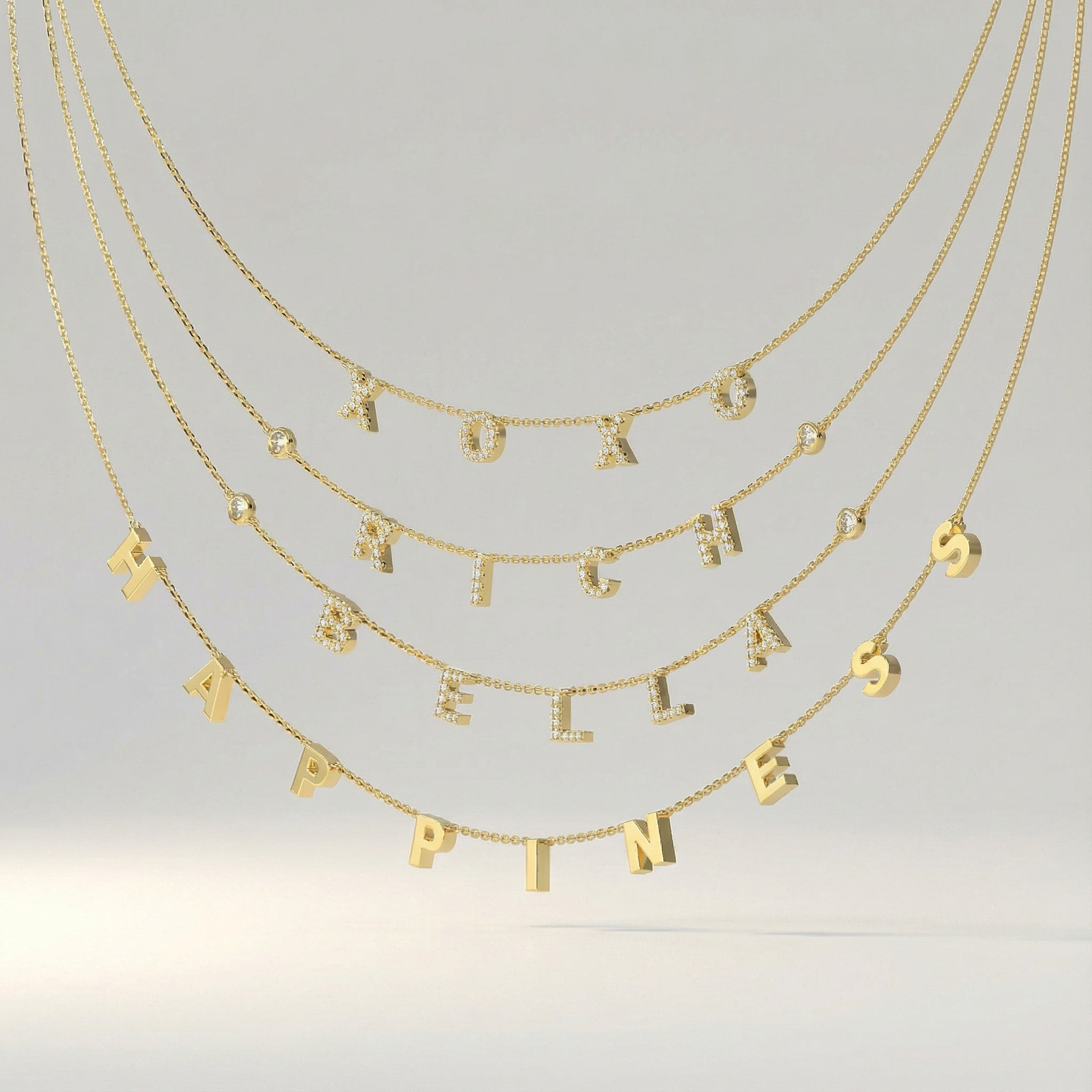 Luxe Letter Necklace SS25N004L