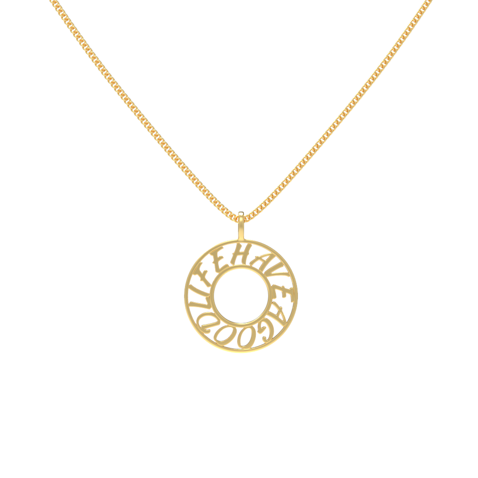 MemoCircle Necklace SN025G