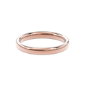 Wedding Bands Round Band 3.3mm•Rose Gold