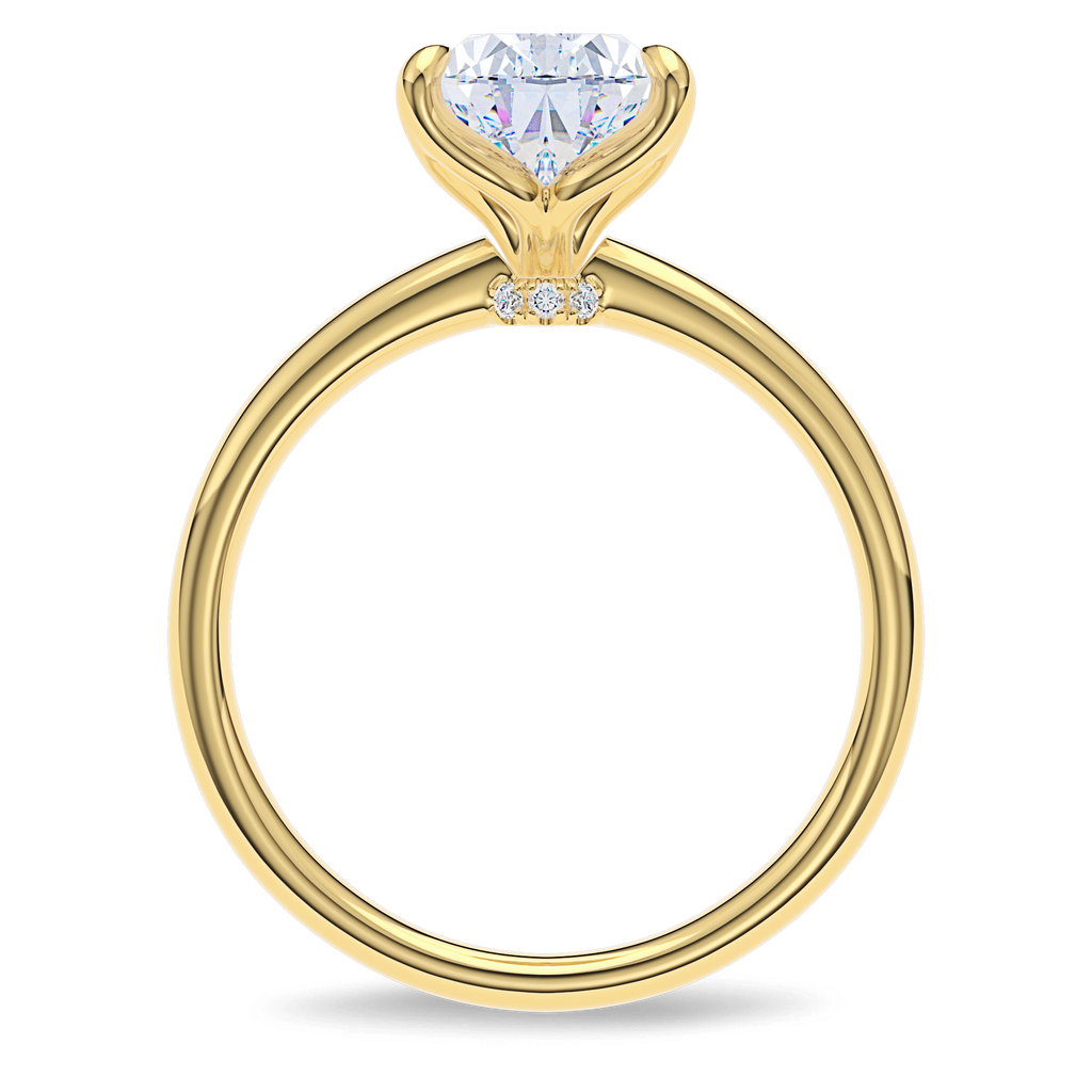 Dia Solitaire Engagement Ring Pear•Yellow Gold