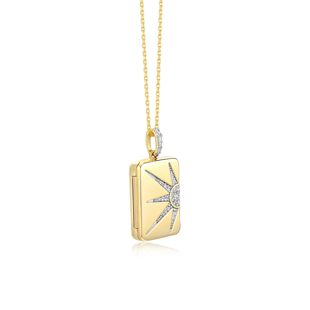 Golden Ray Locket SN035G