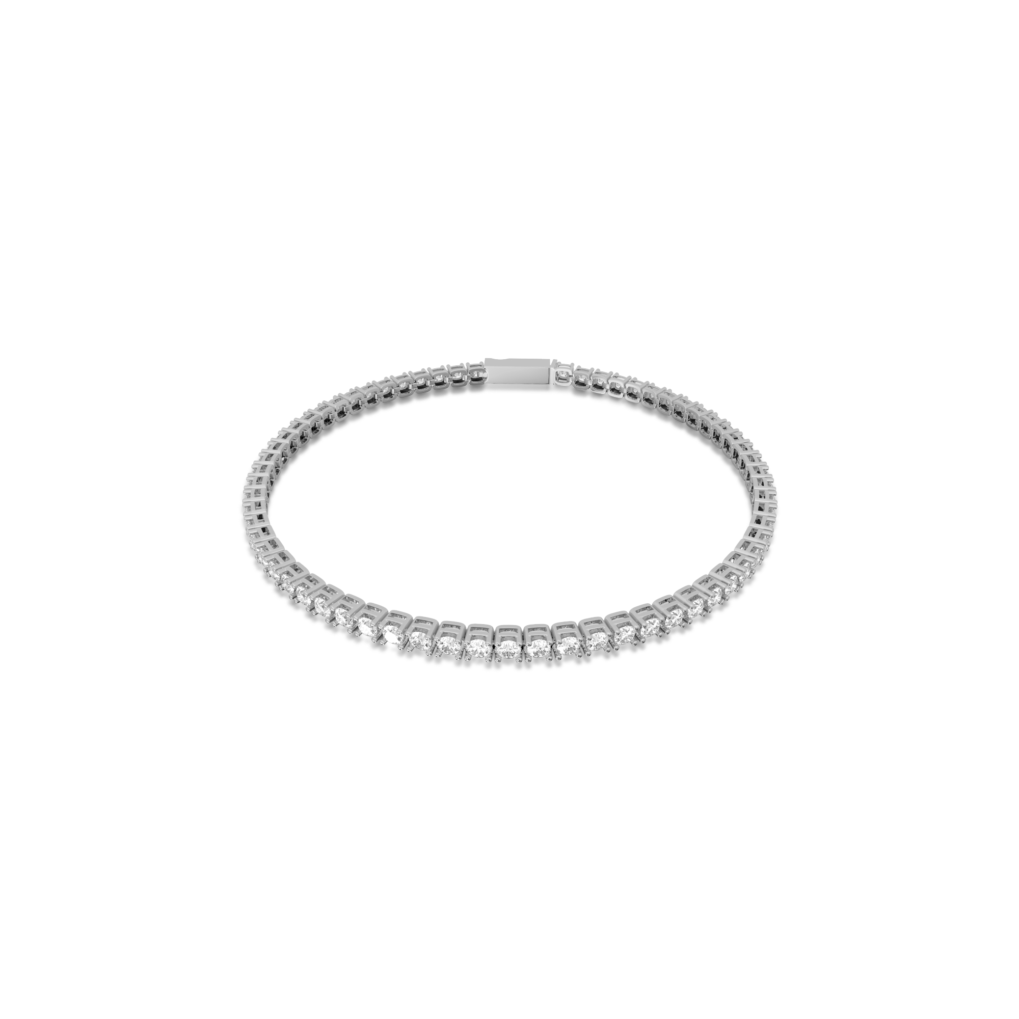 18K White Gold Nova Tennis Bracelet in 3CT LGDB001