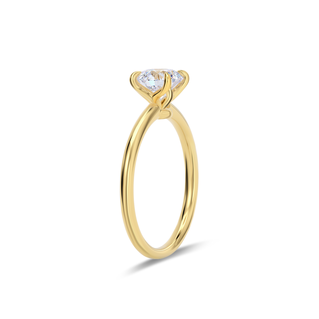 Dia Special Solitaire Engagement Ring Round•Yellow Gold