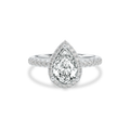 Elara Infinity Engagement Ring Pear•White Gold