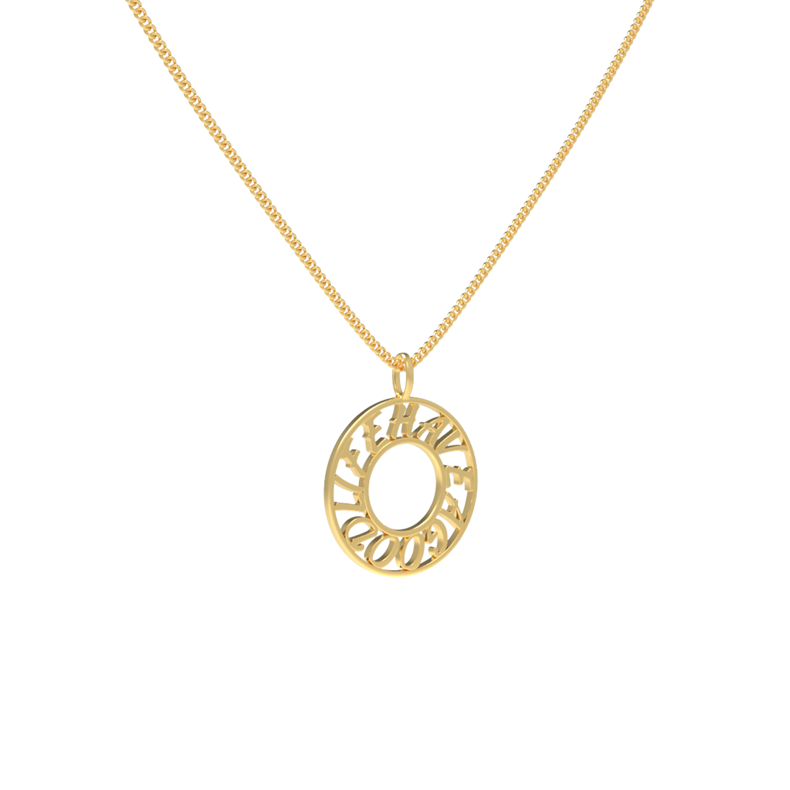 MemoCircle Necklace SN025G