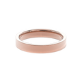 Wedding Bands Flat Band 4mm•Rose Gold