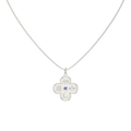 Rhodium Plated Elements Necklace
