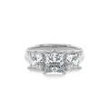 Daphnis Trinity Engagement Ring Princess•White Gold