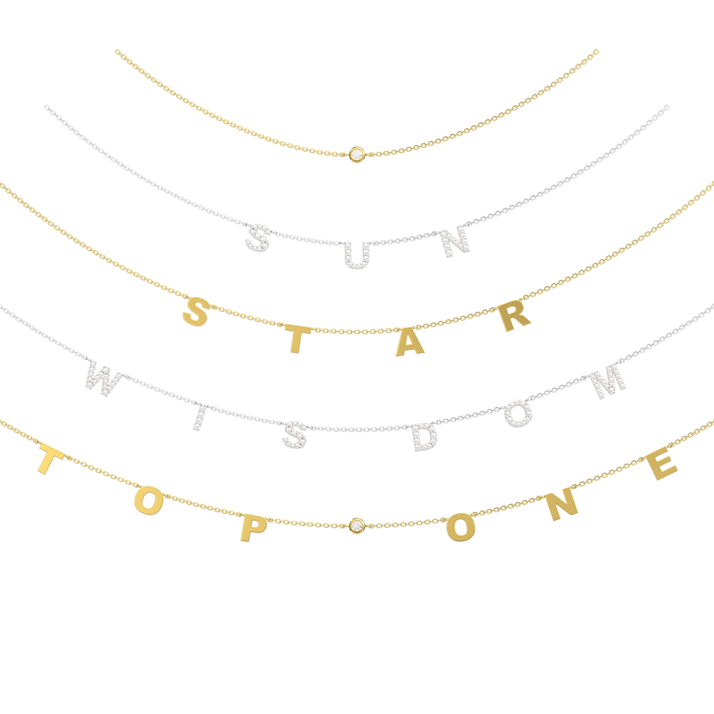 Classic Letter Necklace SS25N004C