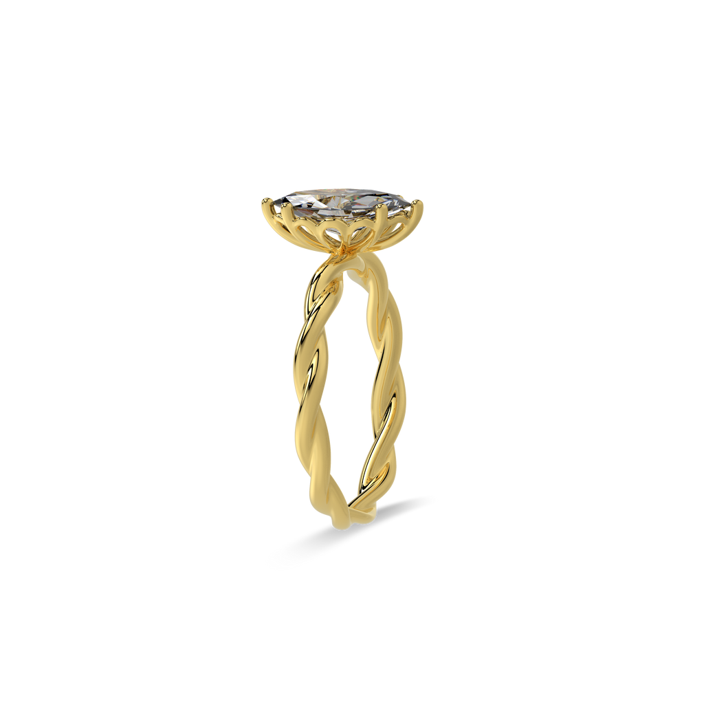 Vintage-Inspired Twist Ring
