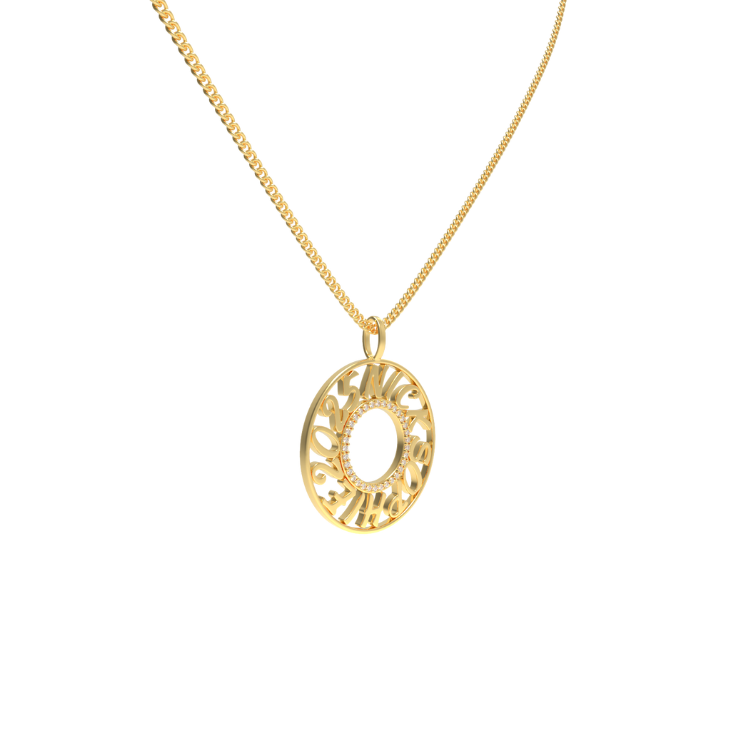 MemoCircle Necklace SN025G