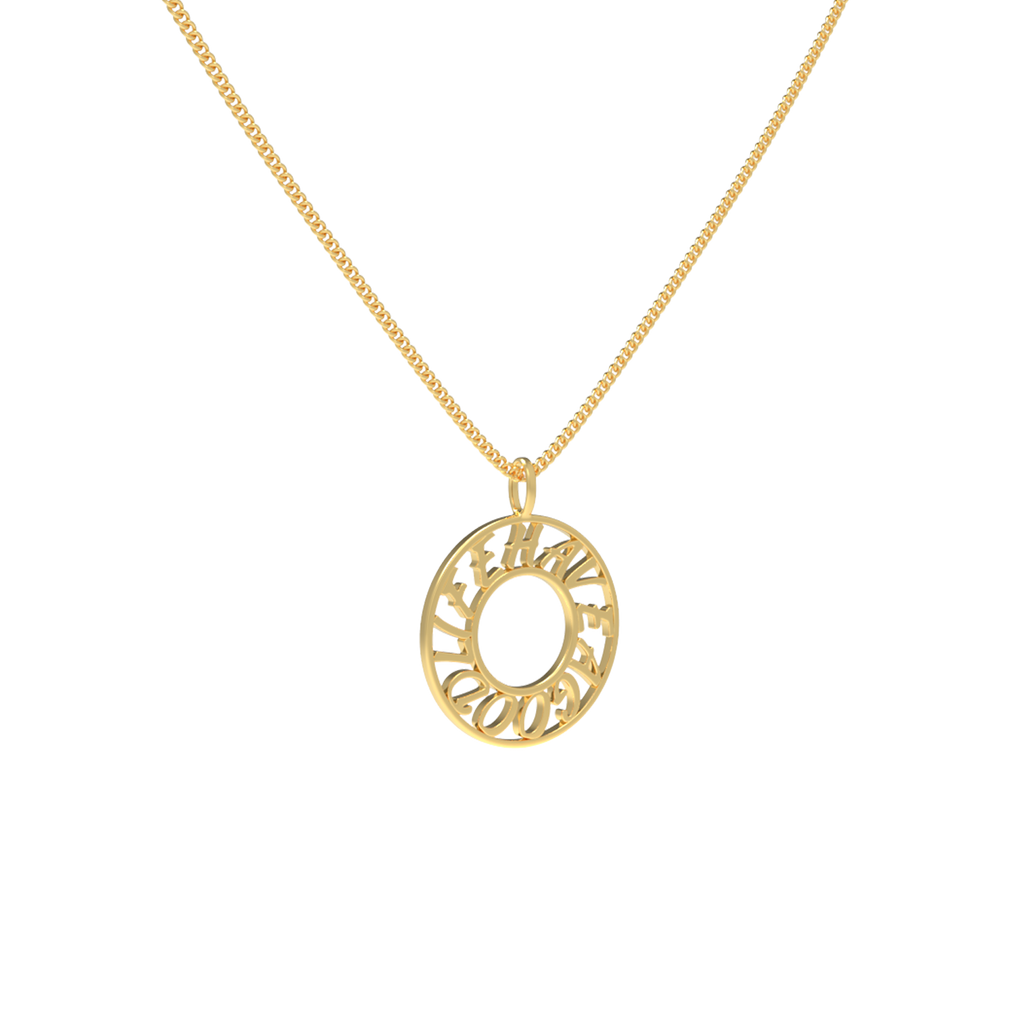 MemoCircle Necklace SN025G