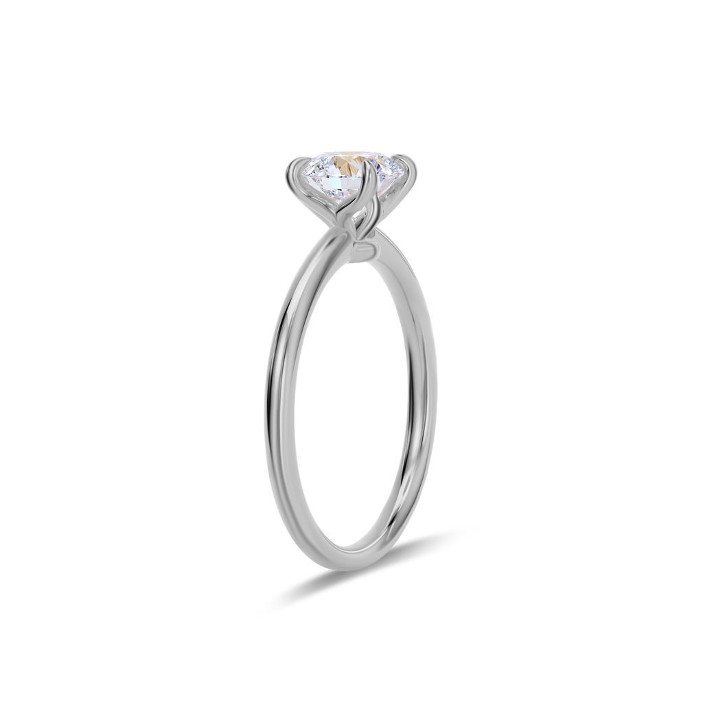 Dia Special Solitaire Engagement Ring Round•White Gold